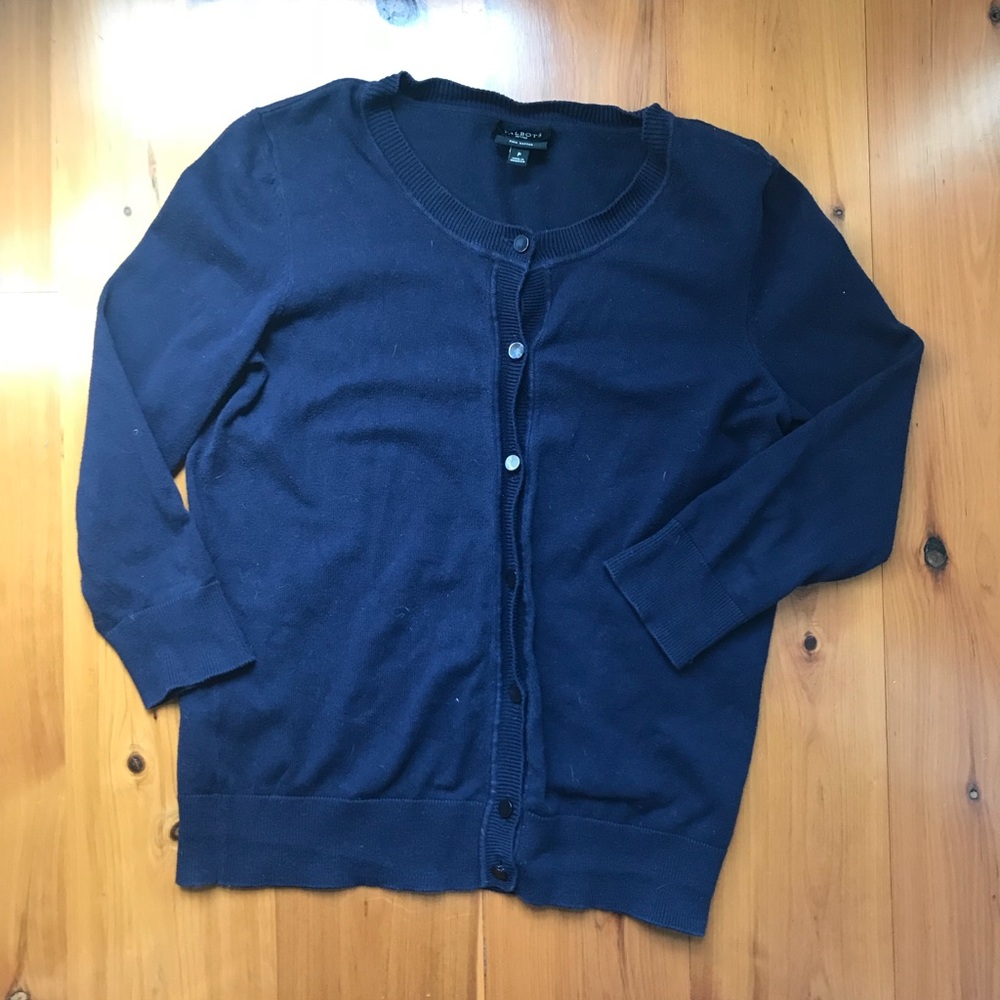 Talbots cardigan in Navy